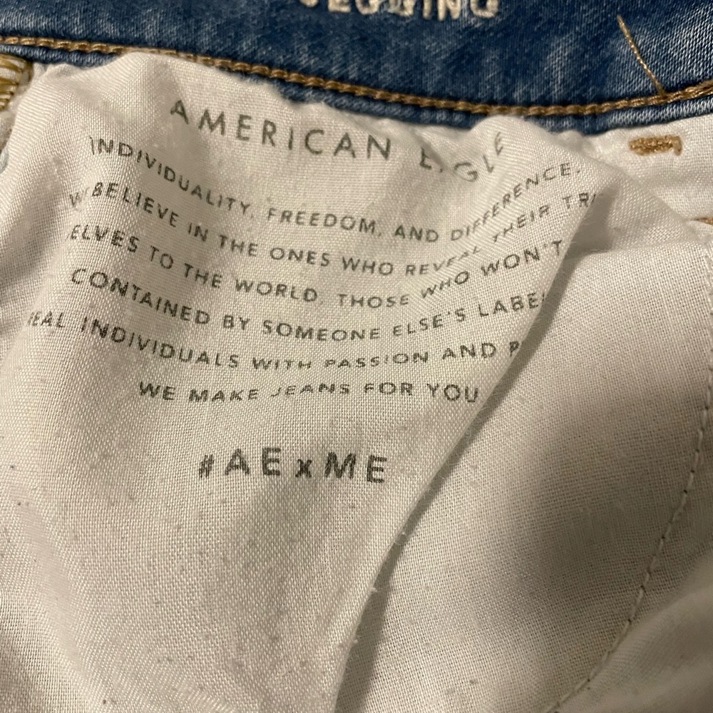 American Eagle Hi-Rise Jeggings, size 8 short cozy next level stretch, Womens - Picture 5 of 5
